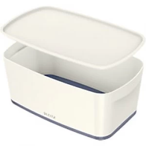 image of Leitz MyBox WOW Storage Box 5 L White, Grey Plastic 31.8 x 19.1 x 12.8 cm