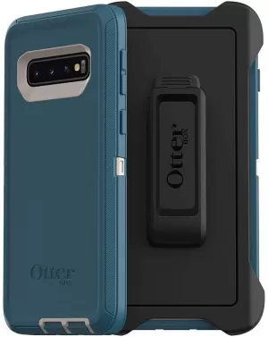 image of Otterbox Defender Series Case for Samsung Galaxy S10 77-61284 - Big Sur Blue