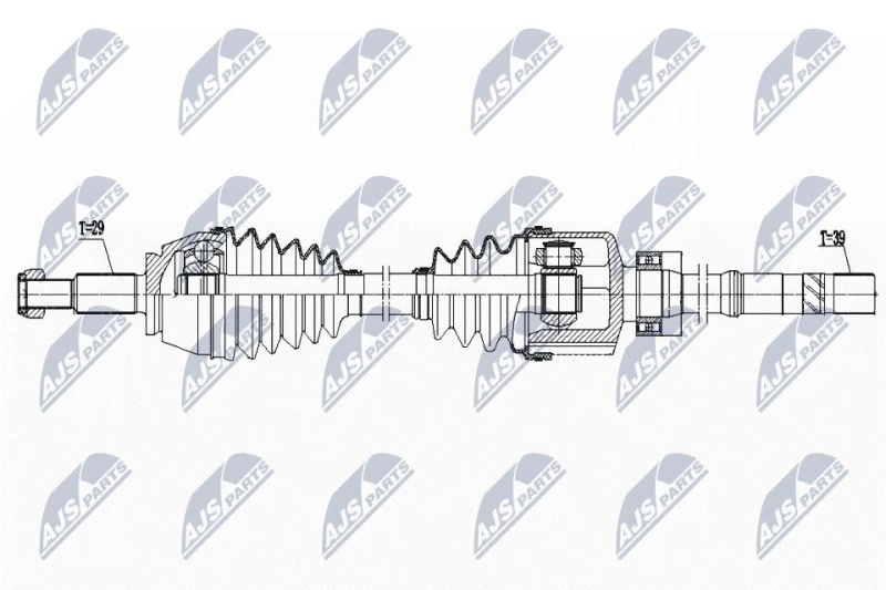 Image of NTY Drive shaft NTY NPW-RE-171