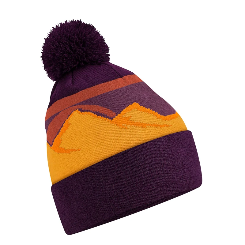 Image of Beechfield Beechfield Men Mountain Pom Pom Beanie in Cream Cream One Size Male 5063470792443