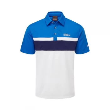 Oscar Jacobson Polo Shirt - White/Royal