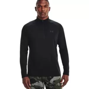 Image of Under Armour Mens Tech ? Zip Long Sleeve - Black - 4XL