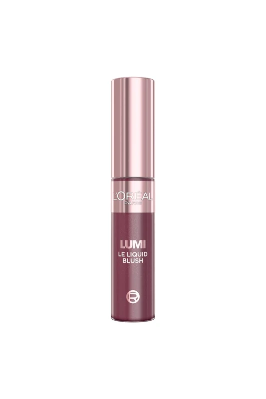 Image of LOreal Paris Womens Lumi Le Liquid Blush 10ml in Glowy Cool Berry Glowy Cool Berry Female 10ml