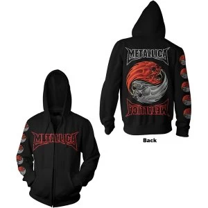 Image of Metallica - Yin Yang Unisex Large Hoodie - Black