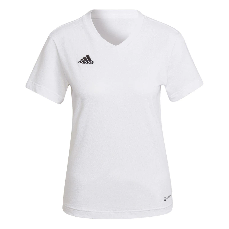 Image of adidas ENT22 T Shirt Womens White female 10 (S)