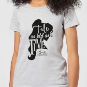 Image of Disney Beauty And The Beast Princess Belle Tale As Old As Time Womens T-Shirt - Grey - 3XL