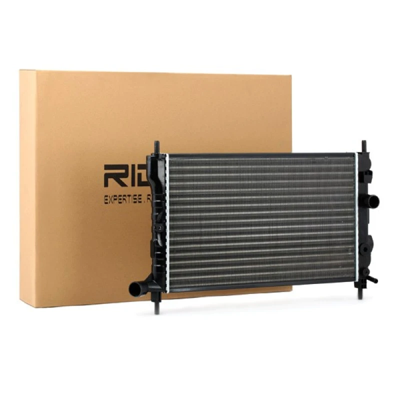 Image of RIDEX 470R0329 Engine radiator Manual Transmission, Plastic Aluminium, Plastic Radiator,engine cooling (470)