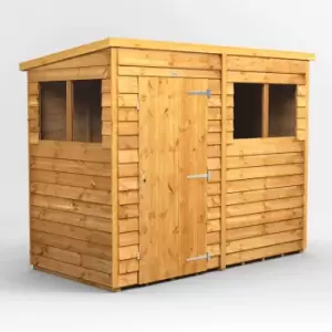 Image of 8X4 Power Overlap Pent Shed