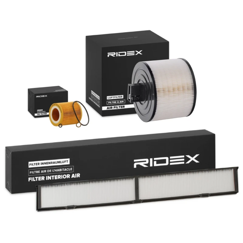 Image of RIDEX 4055F20248 Filter Set with gaskets/seals Filter Set (4055)