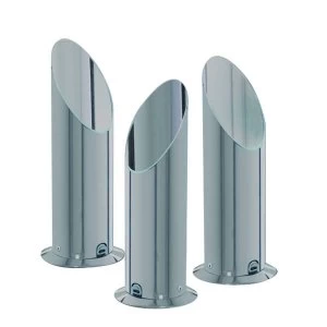 Image of 1 Light Table Lamp Uplighter Satin Silver (Sold Individually), GU10