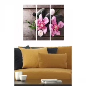 Image of MDF1016630 Multicolor Decorative MDF Painting (3 Pieces)