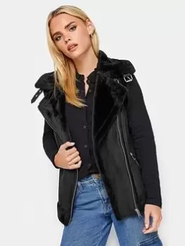 Image of PixieGirl Petite Aviator Gilet, Black, Size 6, Women