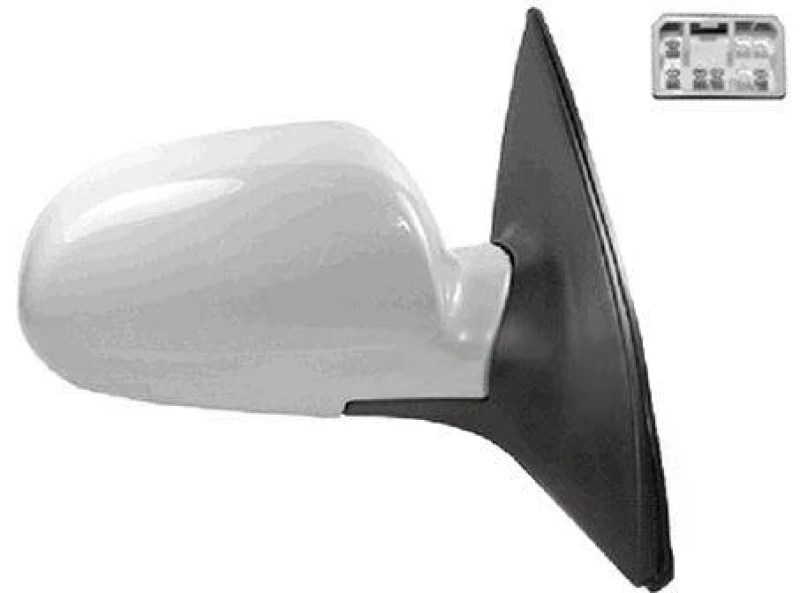 Image of VAN WEZEL 8125808 Wing mirror * HAGUS * Right, Heatable, Over-paintable Outside Mirror (50)