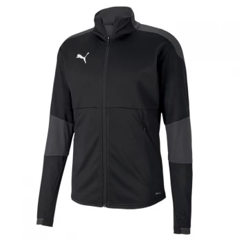 image of Puma Newcastle United Stadium Jacket 2020 2021 Mens - Black/Asphalt