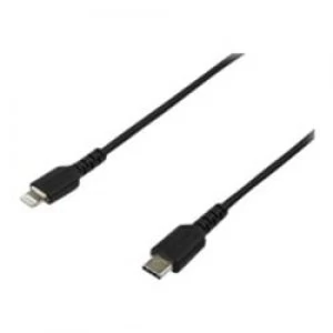 image of StarTech.com 2 m/6.6 ft USB C to Lightning Cable - Black