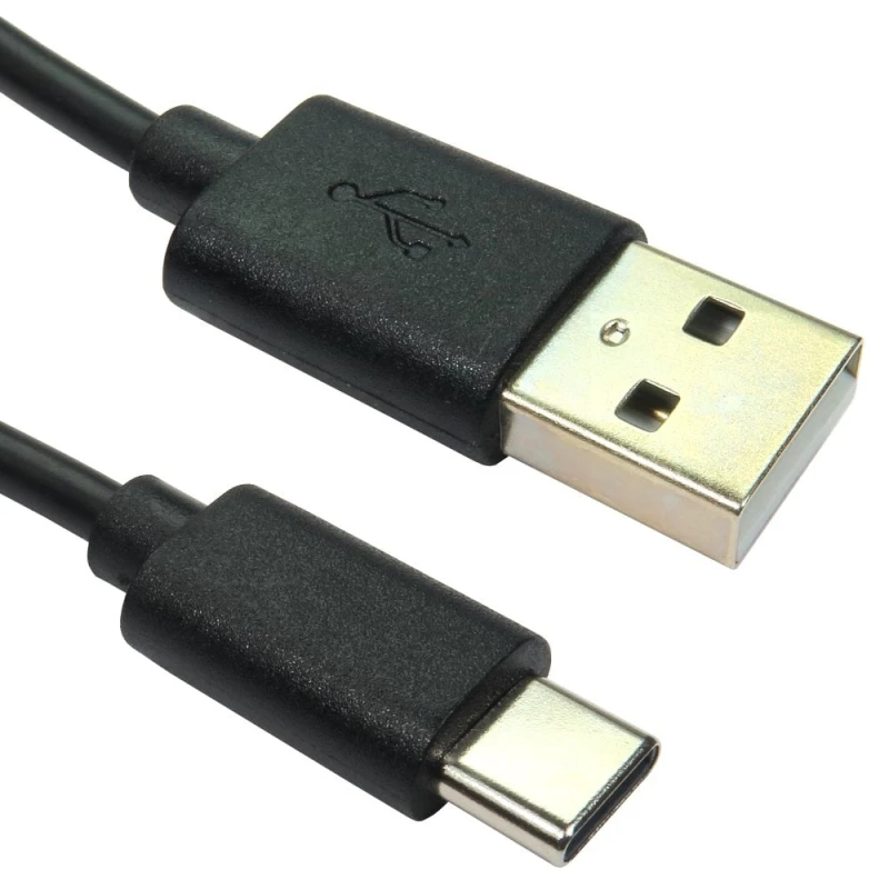 Image of Cables Direct CDL 1m USB 2.0 Type C -A Blk