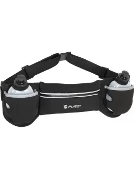 Image of Running Belt With Bottles - Black