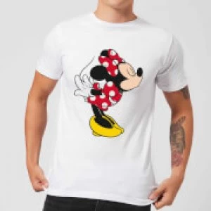 Image of Disney Mickey Mouse Minnie Split Kiss T-Shirt - White - 3XL
