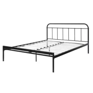 Image of Crazy Price Beds Bourton Black Metal Double Bed