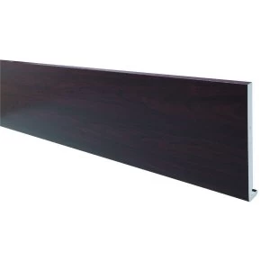 image of Wickes PVCu Rosewood Fascia Board 18 x 225 x 2500mm