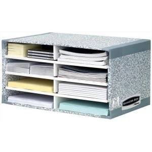 Image of Bankers Box by Fellowes System Desktop Sorter Grey Single
