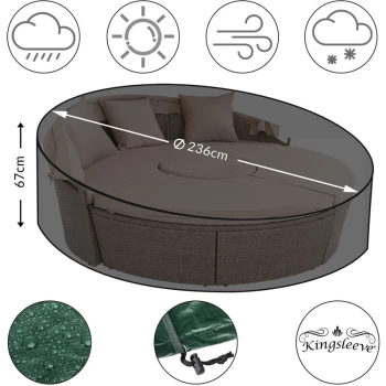 Image of Kingsleeve - PE Cover For Sun Island Sonneninsel rund 236x67cm (de)