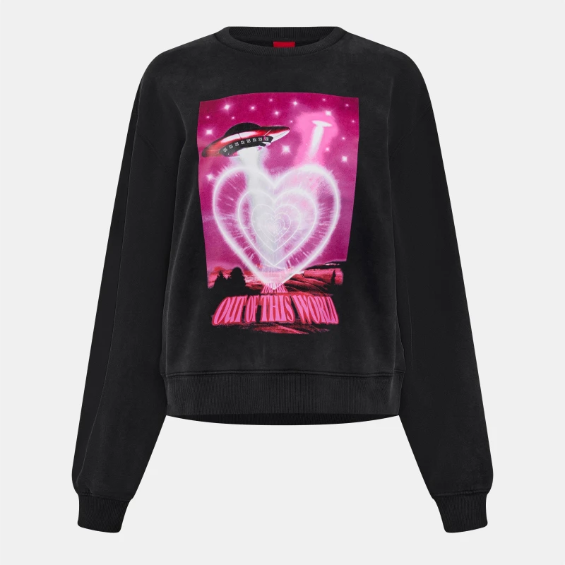 Image of Hugo Deroxina 2 Sweater - Black 6