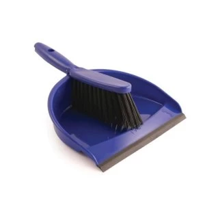 image of Dustpan And Brush Set Soft Bristles