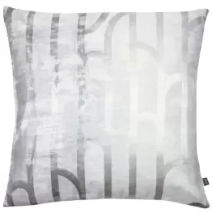 Meyer Cushion Platinum/Silver, Platinum/Silver / 50 x 50cm / Polyester Filled