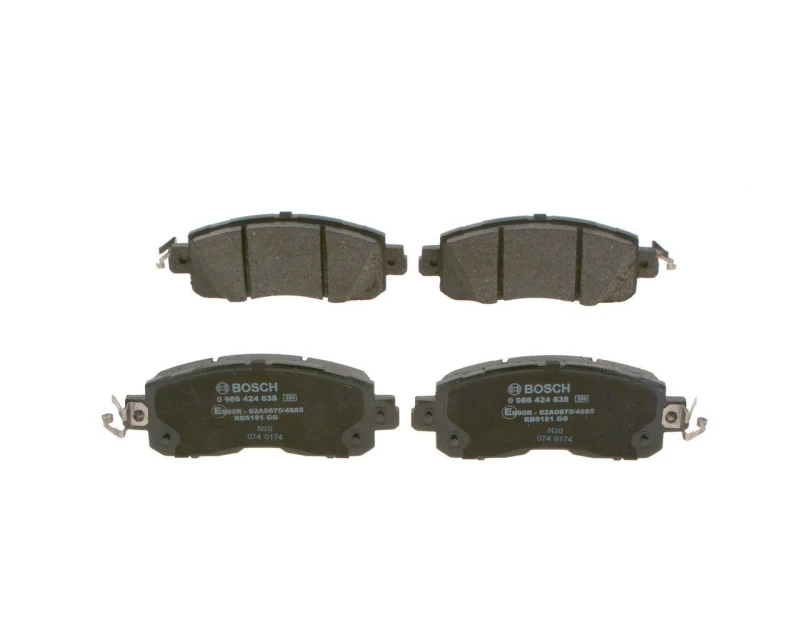 Image of Brake pad set Bosch 0 986 424 638
