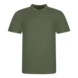 Image of AWDis Just Polos Mens The 100 Polo Shirt (L) (Earthy Green)