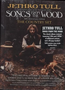 image of Jethro Tull Songs From The Wood: 40th Anniversary Edition (The Country Set) - Sealed 2017 UK 5-CD set 0190295847876