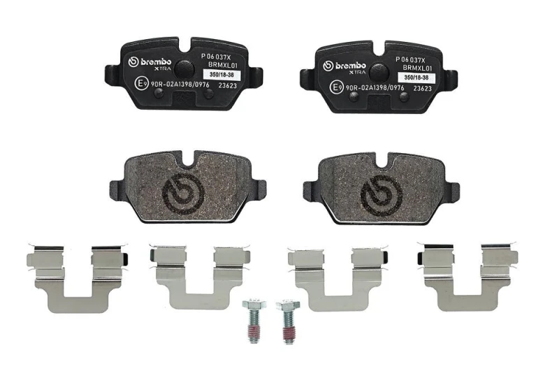 Image of BREMBO Brake pad set BREMBO P 06 037X