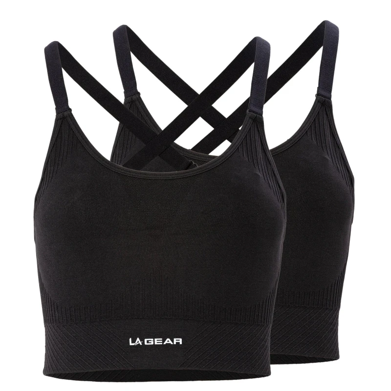 Image of LA Gear Adj Smls Crp 2 Pack - Black 8