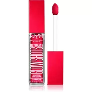 Image of NYX Professional Makeup Ultimate Glow Shots liquid glitter eyeshadow shade 19 $trawberry $Tacked 7,5 ml