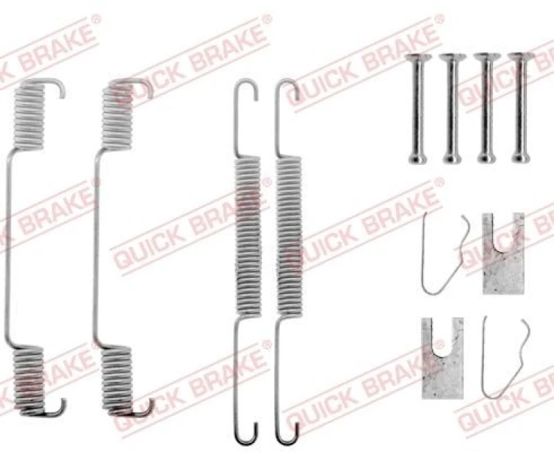Image of QUICK BRAKE Brake shoe fitting kit QUICK BRAKE 105-0608