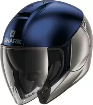 Image of Shark CityCruiser Dual Jethelm, blue-silver, Size S, blue-silver, Size S