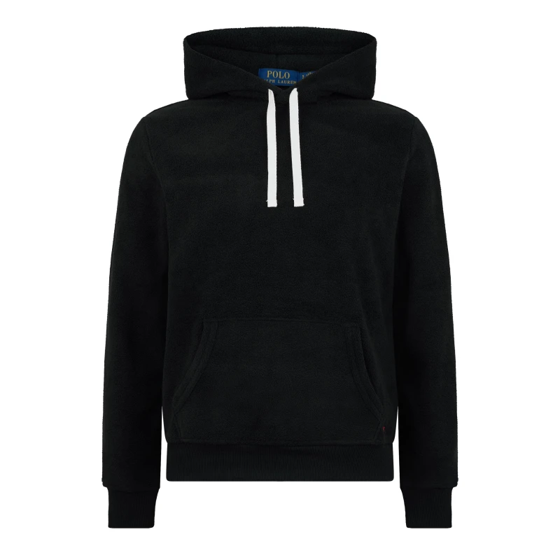 Image of Ralph Lauren Fleece Lounge Hoodie - Black 2XL