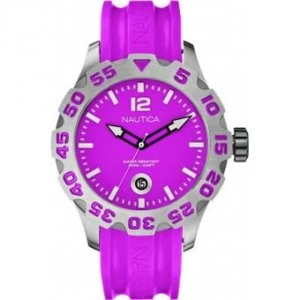 Image of Nautica Mens Bfd 100 Stainless Steel Watch - A14607G