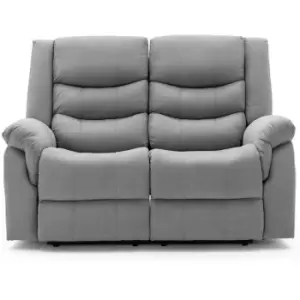 Image of More4homes - seattle electric fabric recliner sofa 3+2+1 suite sofa armchair set grey 2 seater - Grey