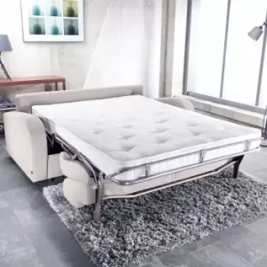 image of Jay-be Retro 3 Seater Sofa Bed With Deep Sprung Mattress Mink