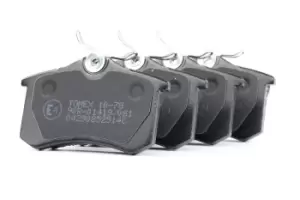 Image of TOMEX brakes Brake pad set TX 10-78 Brake pads,Brake pad set, disc brake VW,AUDI,OPEL,GOLF III (1H1),GOLF II (19E, 1G1),PASSAT Variant (3A5, 35I)