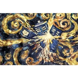 Image of Doctor Who Exploding Tardis Maxi Poster 61cm x 91.5cm
