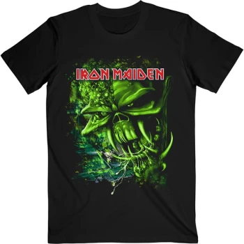 Image of Iron Maiden - Final Frontier Green Unisex Large T-Shirt - Black