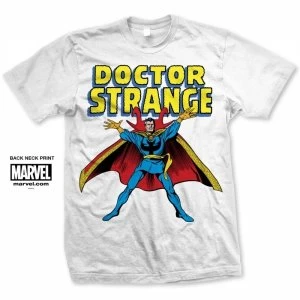 Image of Marvel Comics Doctor Strange Mens White T Shirt Large