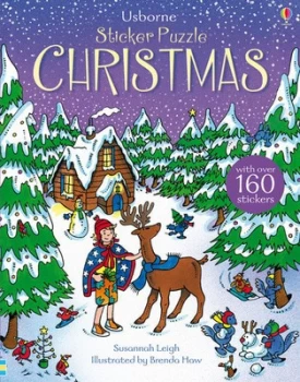 Image of Sticker Puzzle Christmas by Brenda Haw Paperback