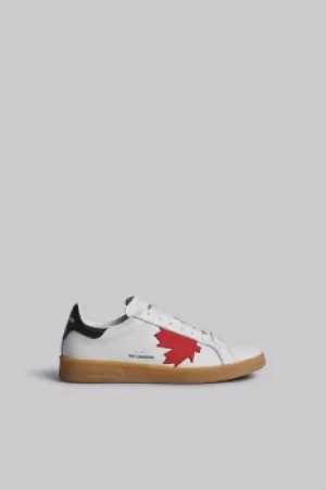 Image of DSQUARED2 Men Sneaker White Size 10 100% Calfskin