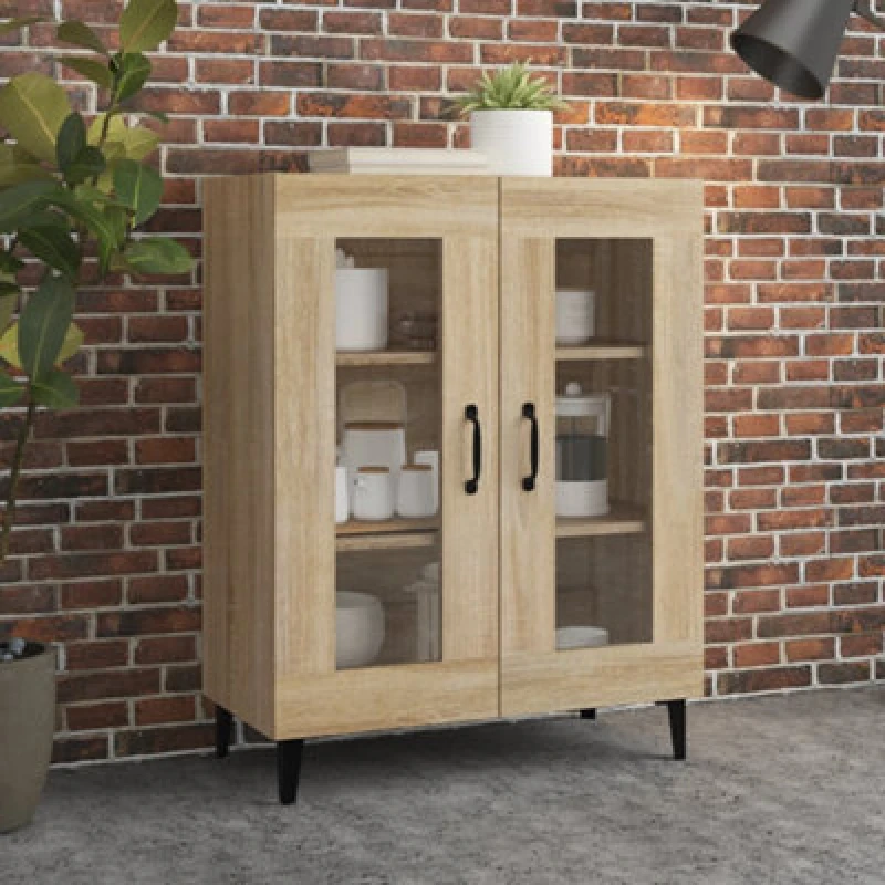 Image of VIDAXL Sideboard Sonoma Oak 69.5x34x90cm Engineered Wood Vidaxl 8720287079996