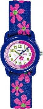 image of Timex Purple Teacher Fabric Strap Watch