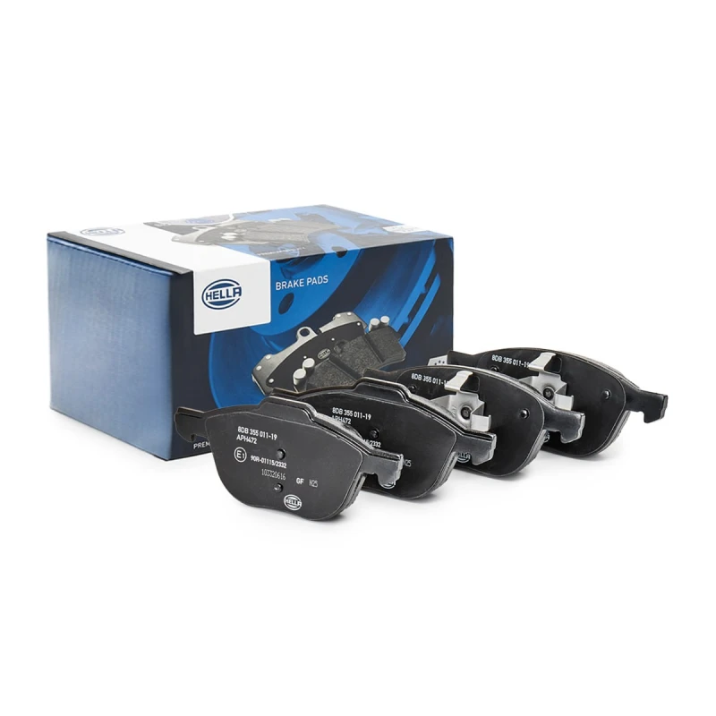 Image of HELLA Brake pad set HELLA 8DB 355 011-191